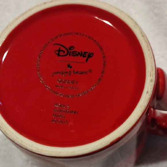 Disney Red Mug with Mickey Mouse Design - Picture 3 of 4